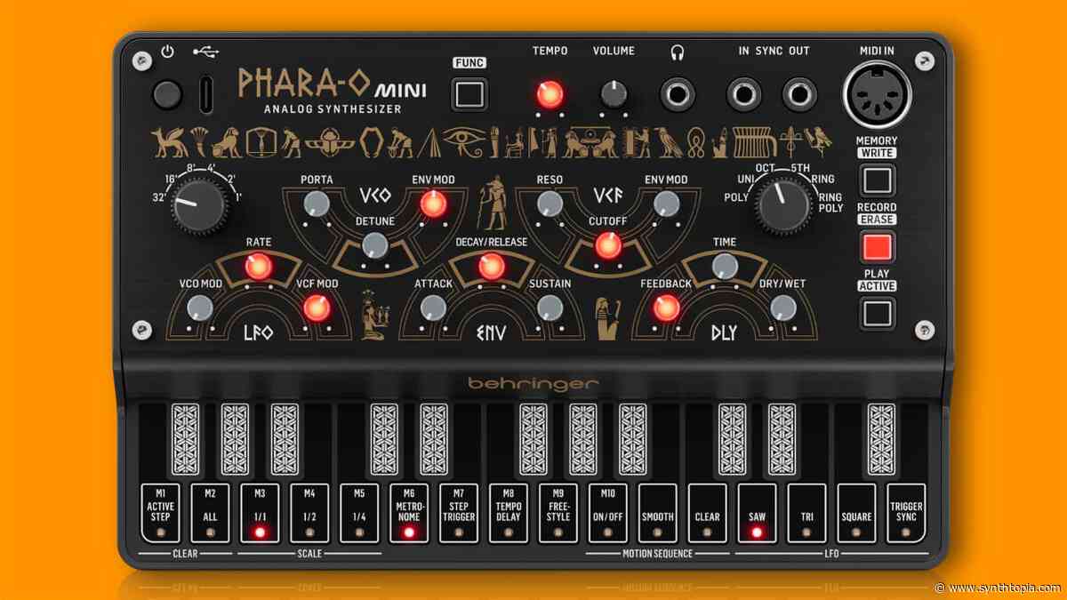 Free Browser-Based Patch Editor For The Behringer Phara-O Mini