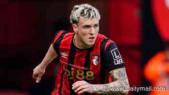 Bournemouth's Alex Jimenez joins Fiorentina on loan amid investigation into alleged messages with 15-year-old girl