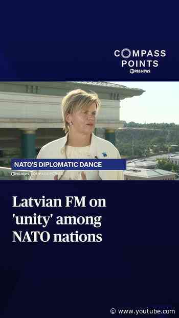 Latvian FM on 'unity' among NATO nations