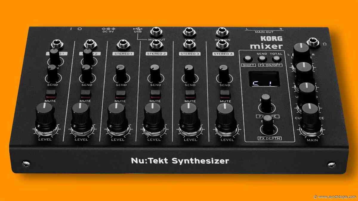 Korg Intros NTS-4 Performance Mixer Kit For Compact Hardware Setups