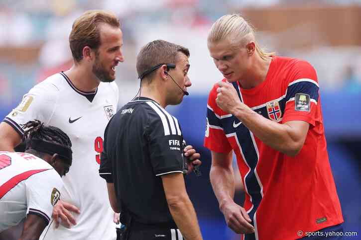 Erling Haaland’s father blames referee for Norway defeat to England