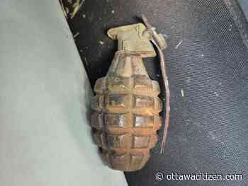 Don't bring unexploded material to police, they'll pick it up, OPP say