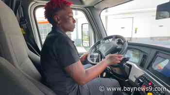 Female trucker changing the face of trucking with nonprofit and safety book