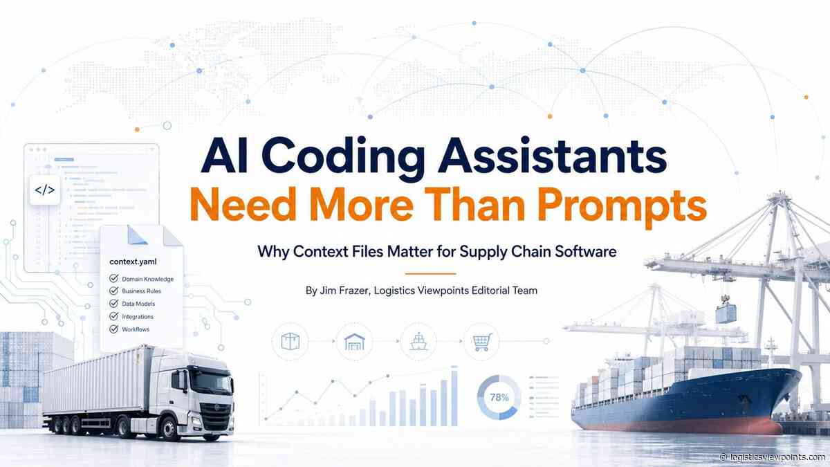AI Coding Assistants Need More Than Prompts: Why Context Files Matter for Supply Chain Software