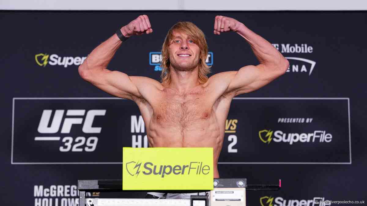What does Paddy Pimblett have written on his gum shield for Benoit Saint-Denis UFC fight?