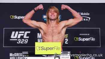 What does Paddy Pimblett have written on his gum shield for Benoit Saint-Denis UFC fight?