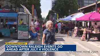 Downtown Raleigh events go ahead a week after Independence Day weekend violence