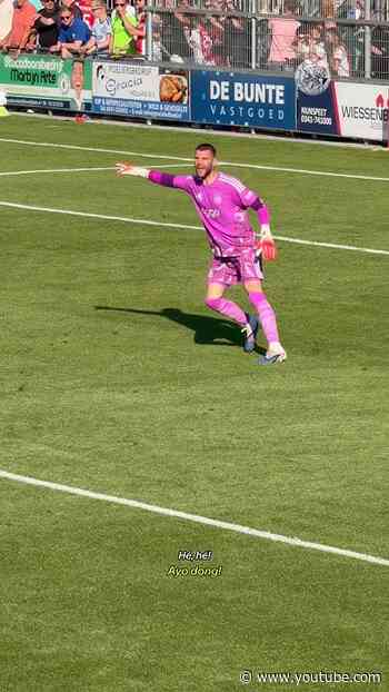 Paes during the friendly match against AEK Larnaca ❤️‍🔥