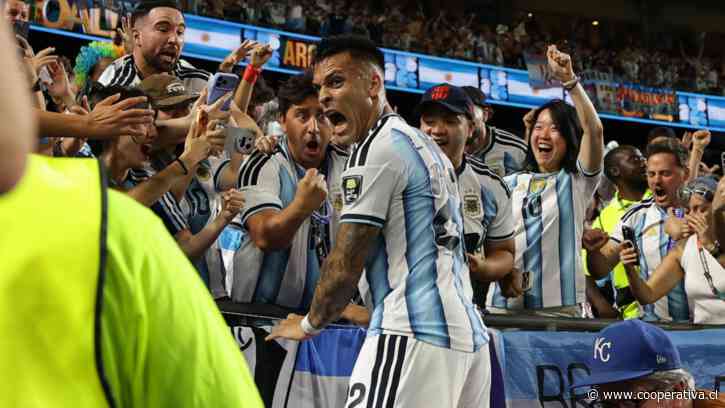 Lautaro Martínez selló la clasificación de Argentina a semifinales