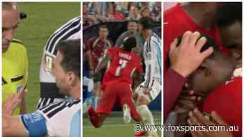Star in tears over ‘dodgy’ red card drama; Messi’s fiery ref clash before latest World Cup escape act