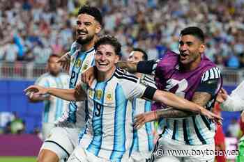 Alvarez’s 112th-minute goal helps lift Argentina past Switzerland 3-1 and into World Cup semifinals