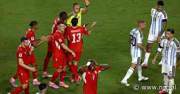 Argentinië wint pas na verlenging van tiental Zwitsers en plaatst zich voor halve finale tegen Engeland