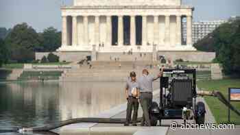 Crews draining the Lincoln Memorial Reflecting Pool again as part of troubled revamp