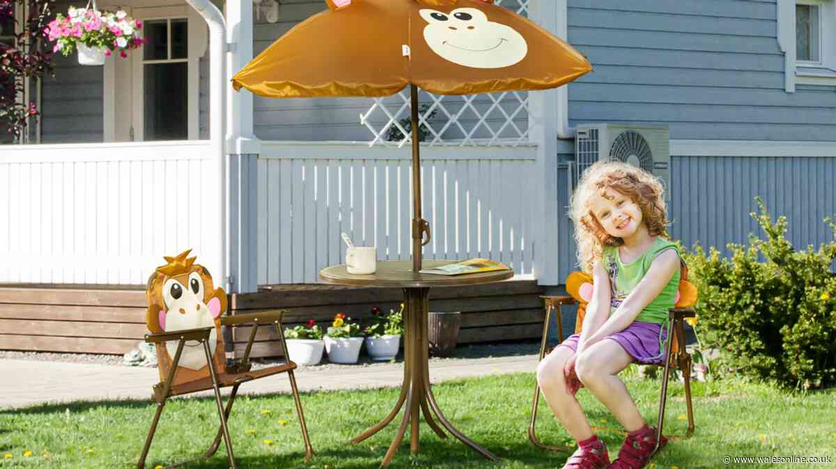 'Perfect for kids' four-piece garden set now £30 in double discount cheaper than Amazon