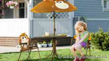 'Perfect for kids' four-piece garden set now £30 in double discount cheaper than Amazon