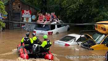 Black Hawk helicopters are needed to urgently rescue children from catastrophic once-in-a-millennium floods as terrified parents fear a repeat of deadly Camp Mystic disaster