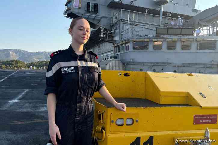 « Un rêve de petite fille » : Alwena, matelot de 19 ans qui travaille aux catapultes sur le Charles-de-Gaulle, raconte sa première mission dans la Marine