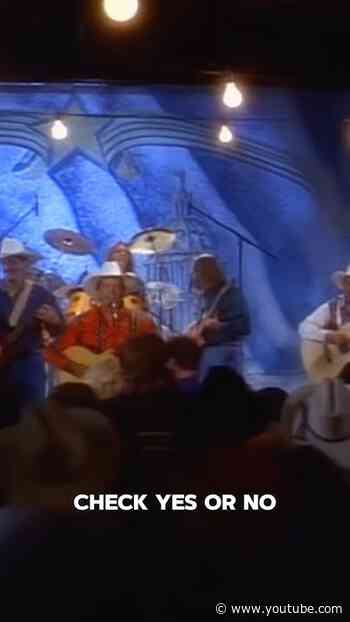 We know you know the words. Sing along with us! #TBT #CountryMusic #CheckYesOrNo