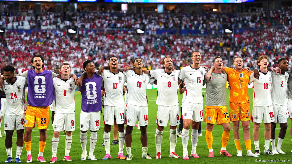 Opnieuw kippenvel: Engelse fans zingen ’Wonderwall’ in koor met spelers na WK-zege op Noorwegen
