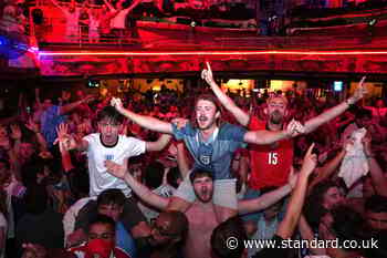 Ten best photos as London erupts after England’s World Cup win
