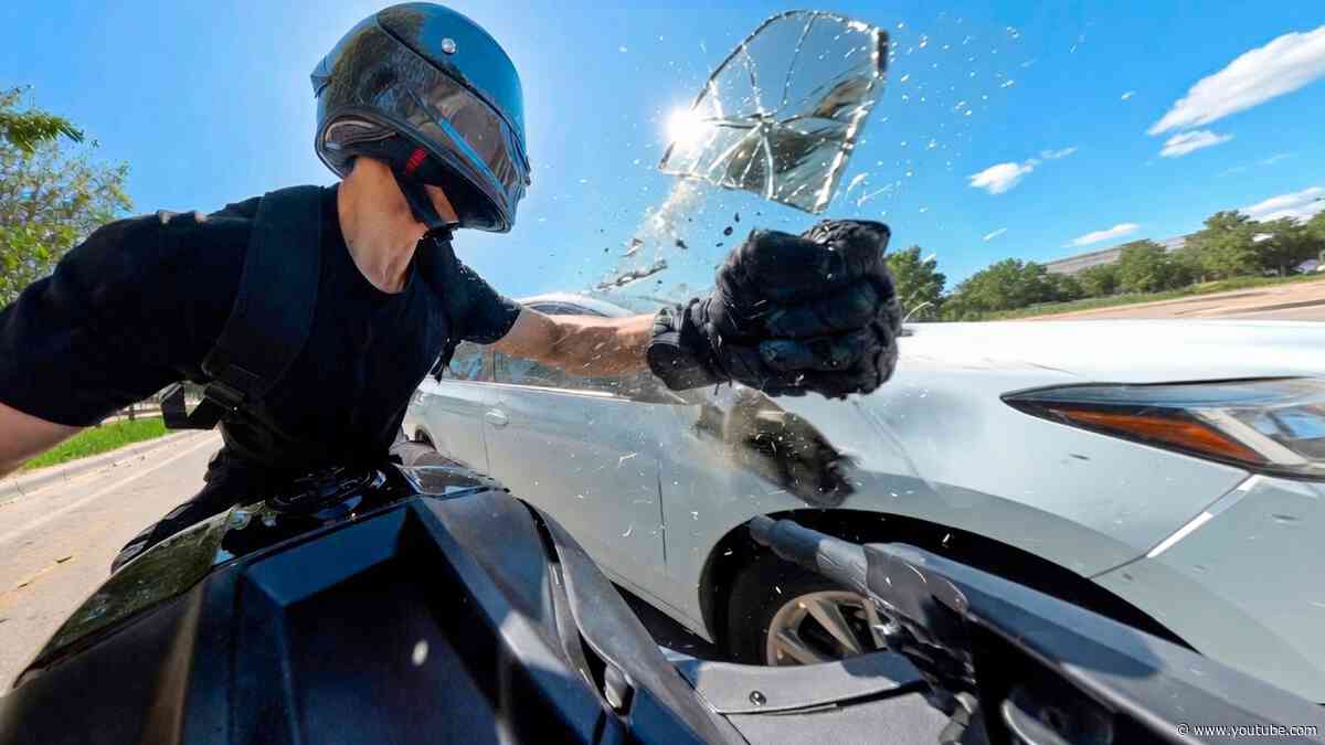ULTIMATE MIRROR SMASH COMPILATION | BIKERS SMASHING MIRRORS FOR 14 MINUTES
