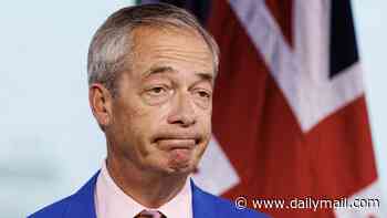 Nigel Farage's ratings plummet to lowest level since the general election amid finances row - while Reform UK's popularity also sinks