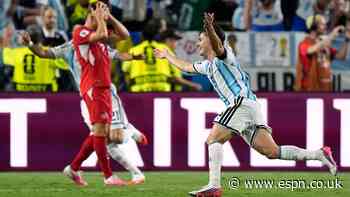 Álvarez's screamer a 'huge release' for Argentina