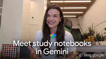 Here’s how to make study notebooks in the Gemini app.