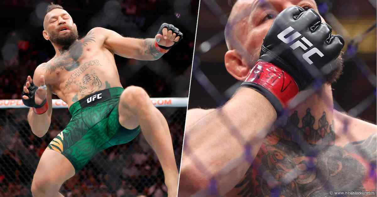 Totale deceptie voor Conor McGregor, comeback duurt maar 69 seconden: ‘Mijn knie is verwoest’
