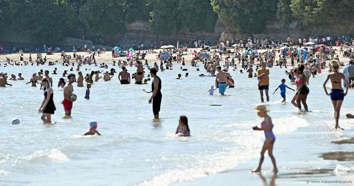 Barry Island packed as temperatures hit 31C and Met Office says heatwave will last for days
