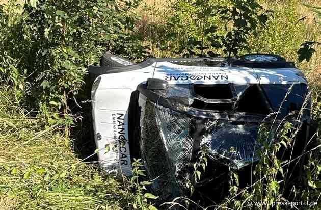 POL-GM: Nach Überschlag leicht verletzt