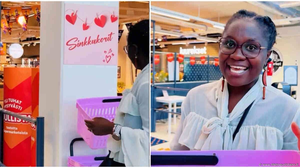 Basta Tinder, ora ci si innamora al supermercato: in Finlandia il rimorchio passa dal cestino della spesa rosa