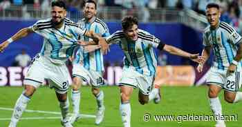 Nu de benen van vermoeide Lionel Messi beginnen te haperen, blijkt Argentinië onverwoestbaar collectief