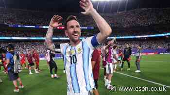 Messi praises 'not normal' Argentina in WC defense...