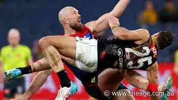 AFL LIVE: ‘They may rue this’: Late Bombers goals could cost Lions; Demons soar to 9-0 season record at MCG