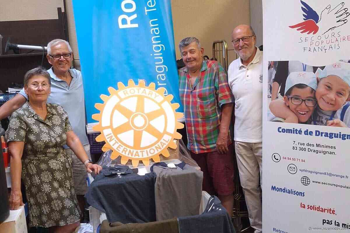 Découvrez cette action solidaire « puissance dix » du Rotary Draguignan Templiers au profit du Secours Populaire français et de l’association LÉA