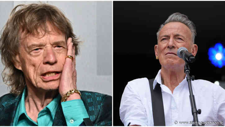 “Non vorrai certo fargli la predica a chi ti viene ad ascoltare? Io voglio far divertire al massimo le persone”: Mick Jagger e la frecciatina a Bruce Springsteen