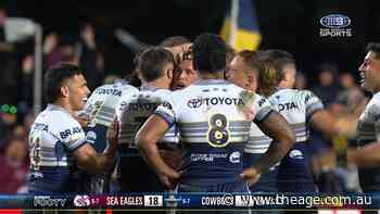 Drinkwater kicks golden point for Cowboys