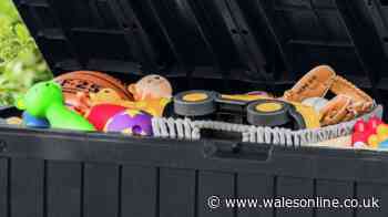 'Amazing value' weatherproof 2-in-1 outdoor storage box 'looks great in garden'