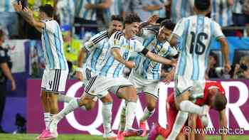 Alvarez's 112th-minute goal helps lift Argentina past Switzerland 3-1 and into World Cup semifinal