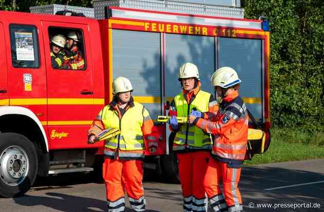 FW-RD: Realitätsnahe Großübung fordert Feuerwehr und Rettungsdienst in Tappendorf