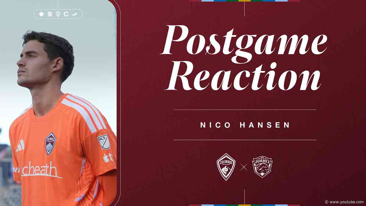 Postgame Reaction | Nico Hansen on tactical battle against FC Juárez