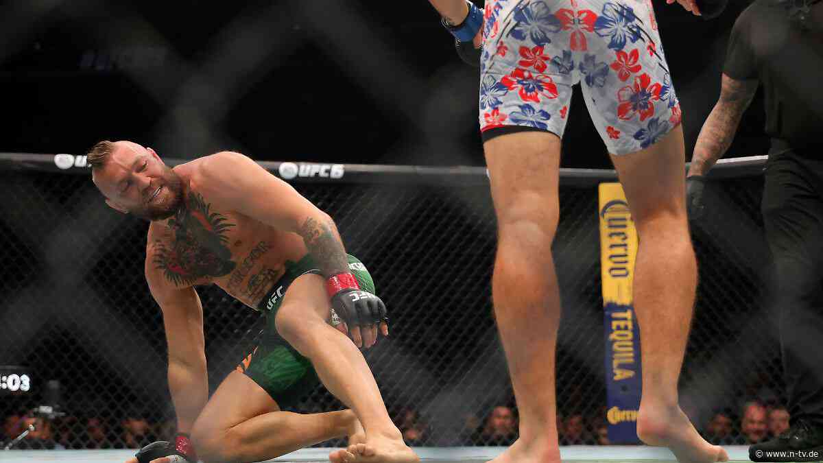 Verletzung mit erster Aktion: Comeback von MMA-Star Conor McGregor endet mit Albtraum