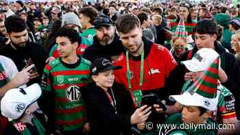 Wild scenes as thousands of fans run onto the field at Jai Arrow's huge NRL birthday party