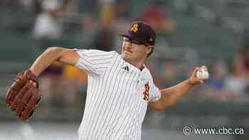 Blue Jays select left-handed pitcher Cole Carlon in 1st round with 39th pick in MLB draft