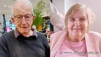 Elderly runaway couple found 170 kilometres from Melbourne