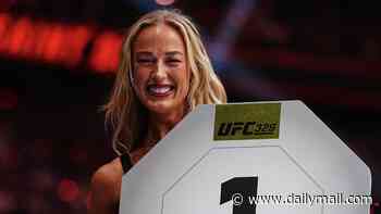 Caitlin Clark's glamourous teammate Sophie Cunningham turns heads as surprise ring girl for UFC 329