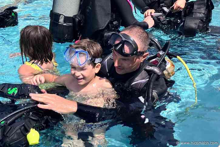 À Monaco, la piscine comme immersion dans le monde de la plongée : « J’aimerais maintenant tester en conditions réelles »