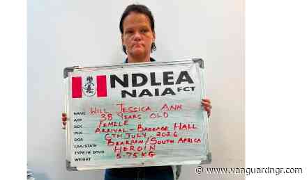 NDLEA arrests South African woman for heroin trafficking