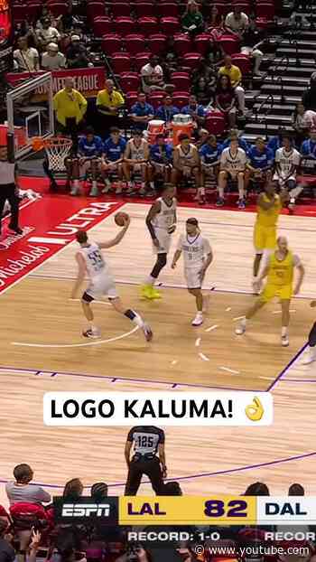 Kaluma knocks down the logo three for 34 PTS